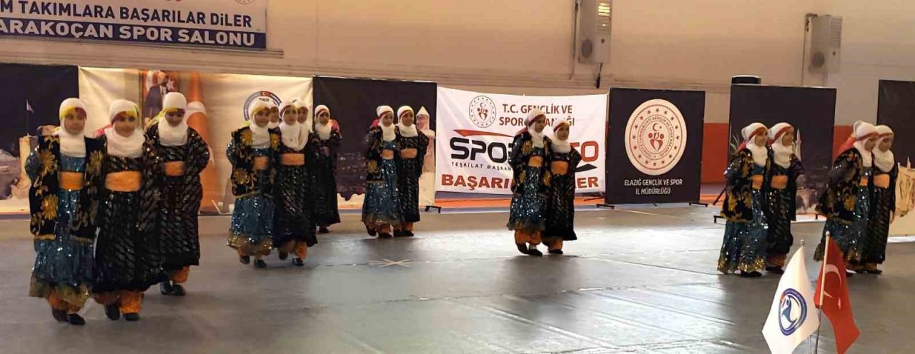 Elazığ’da Kulüpler Arası Halk Oyunları Yarışması bölge finali yapıldı