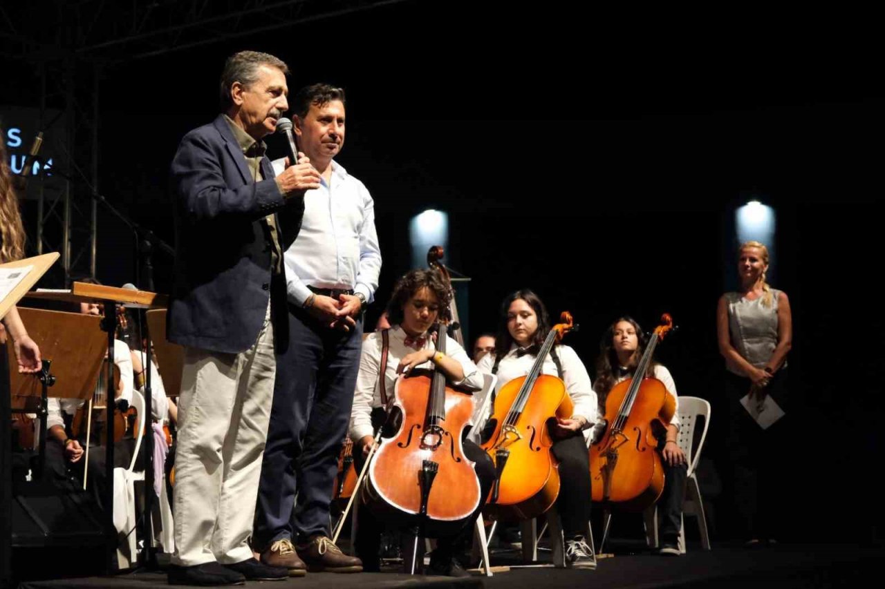 Çocuk Senfoni Orkestrası Bodrum’da seyirciyle buluştu
