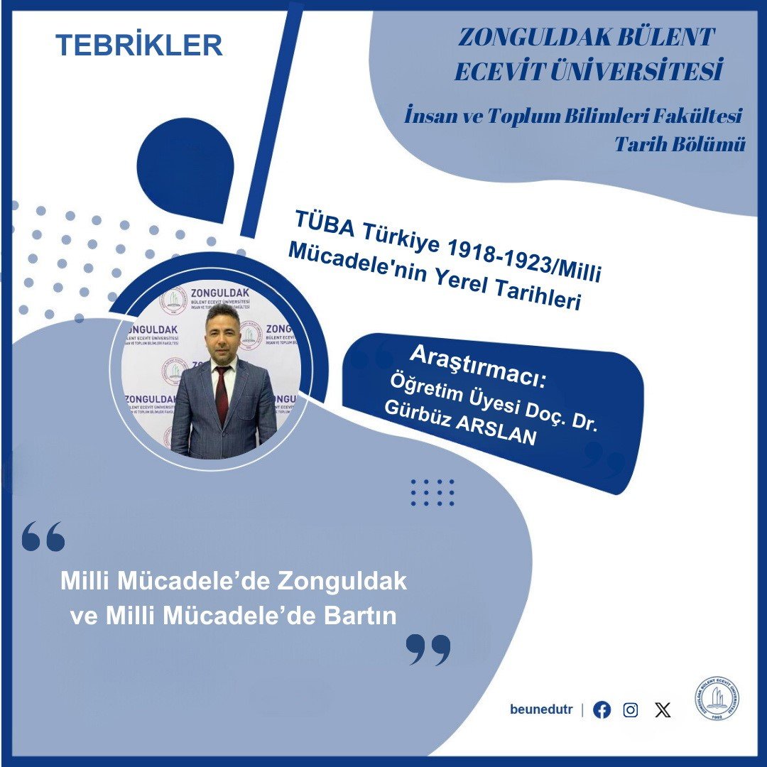 ZBEÜ Öğretim Üyeleri “Türkiye 1918-1923/Milli Mücadele’nin Yerel Tarihleri” projesinde yer aldı
