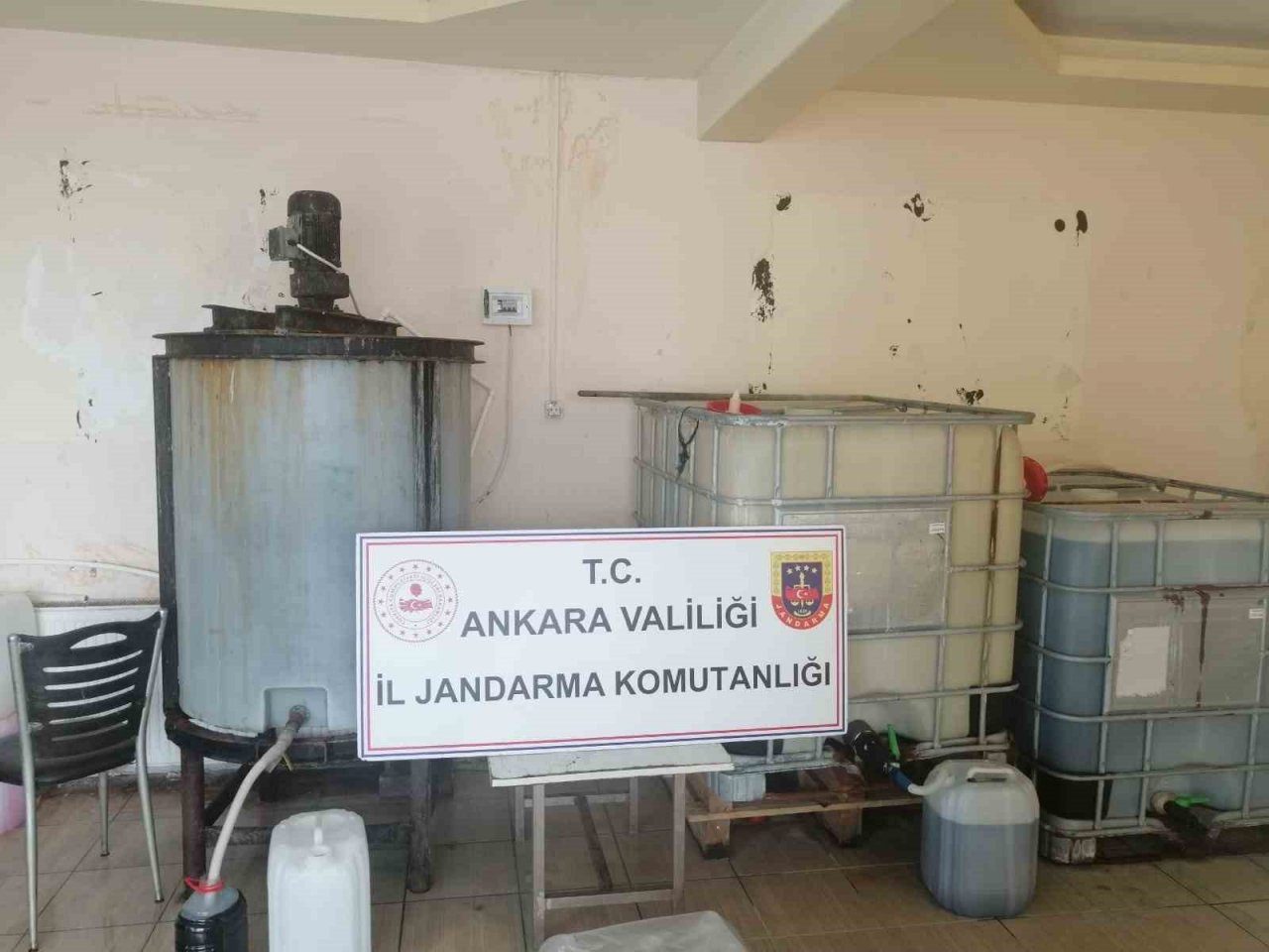 Ankara’da kaçakçılık operasyonu: 38 ton paketlenmiş sahte deterjan ele geçirildi