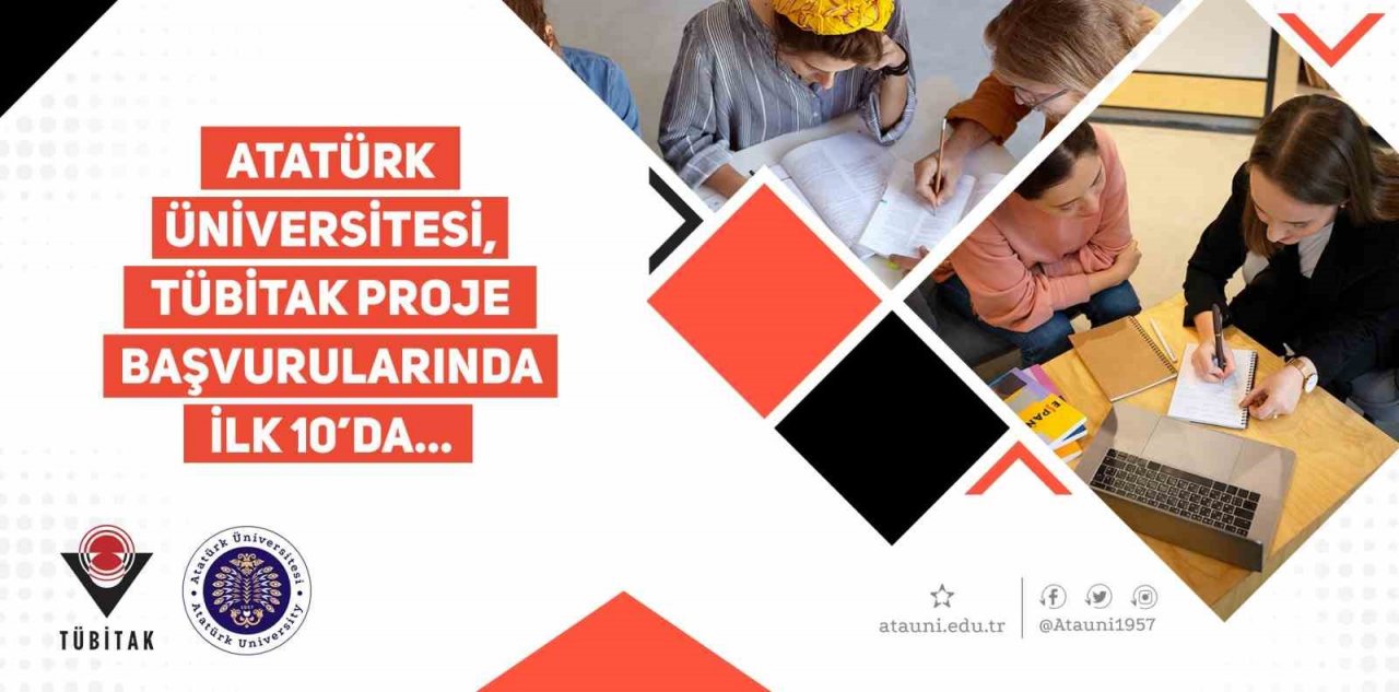 Atatürk Üniversitesi proje başvurularında ilk 10’da