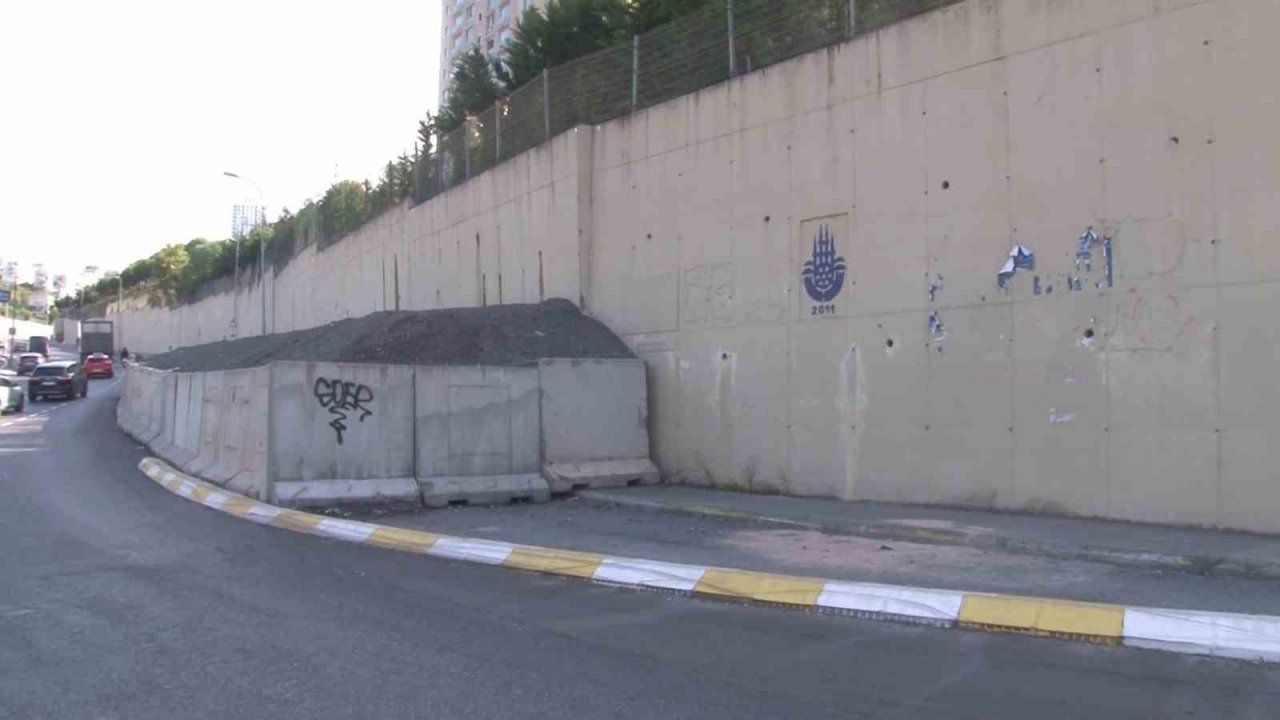 Maltepe’de kayan duvara İBB’den kumlu önlem