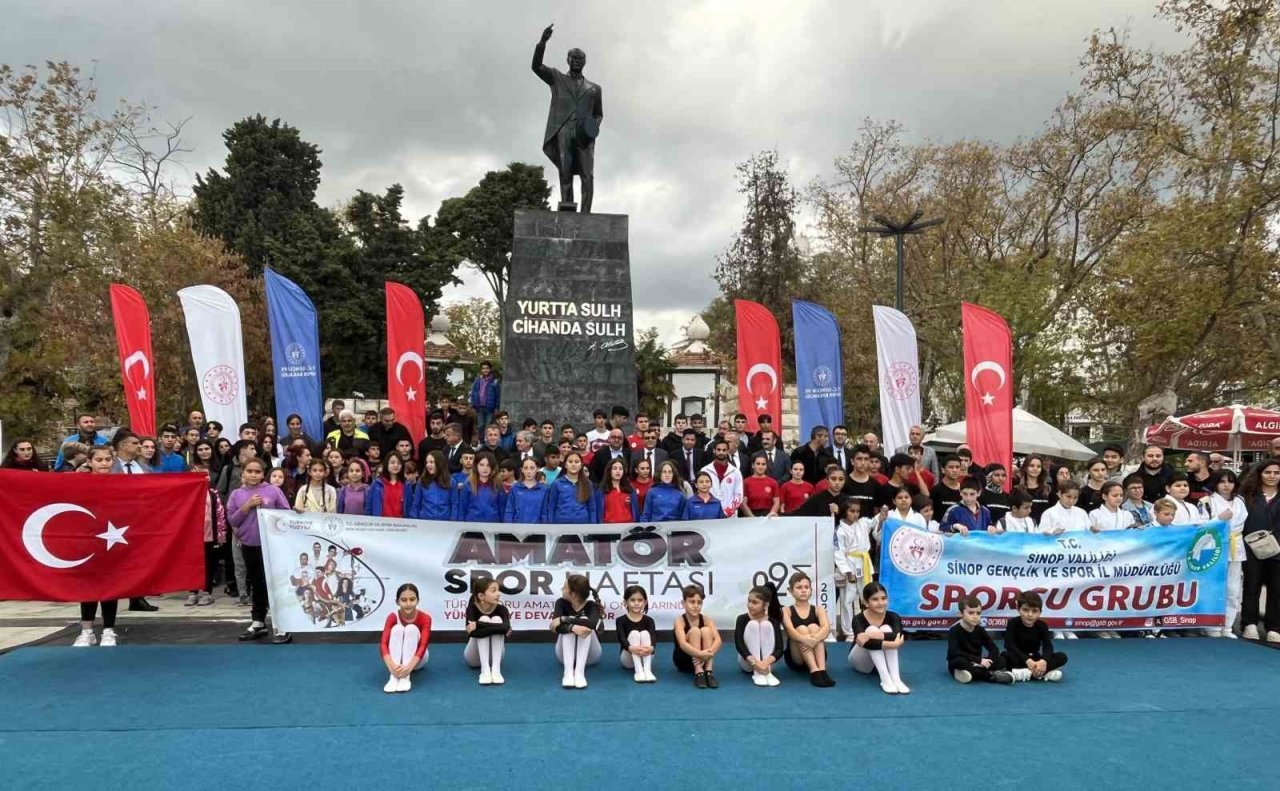 Amatör Spor Haftası Sinop’ta törenle başladı