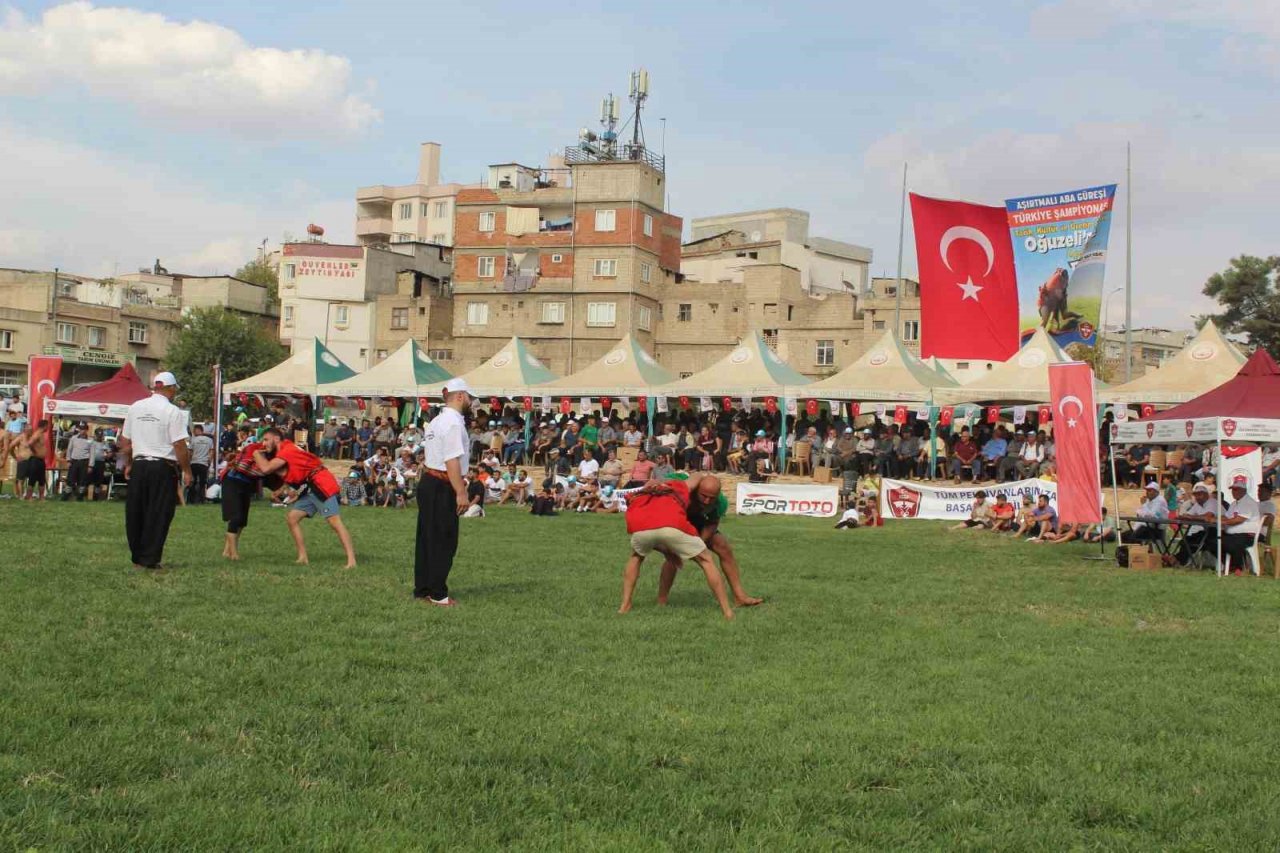 Oğuzeli’nde festival coşkusu Aşırtmalı Aba Güreşi Türkiye Şampiyonası ile sona erdi