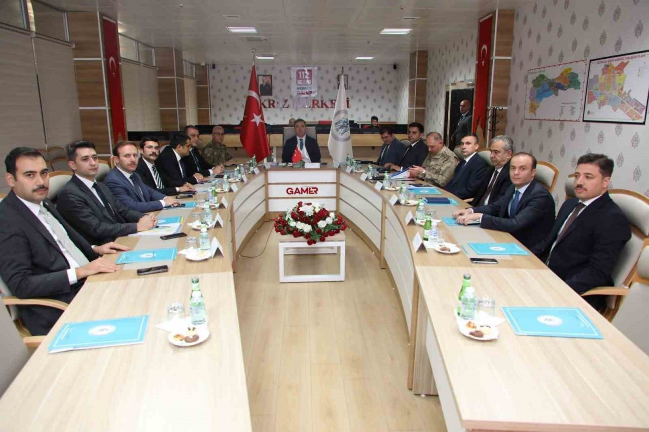 Erzincan’da İl Güvenlik ve Asayiş Koordinasyon Toplantısı yapıldı