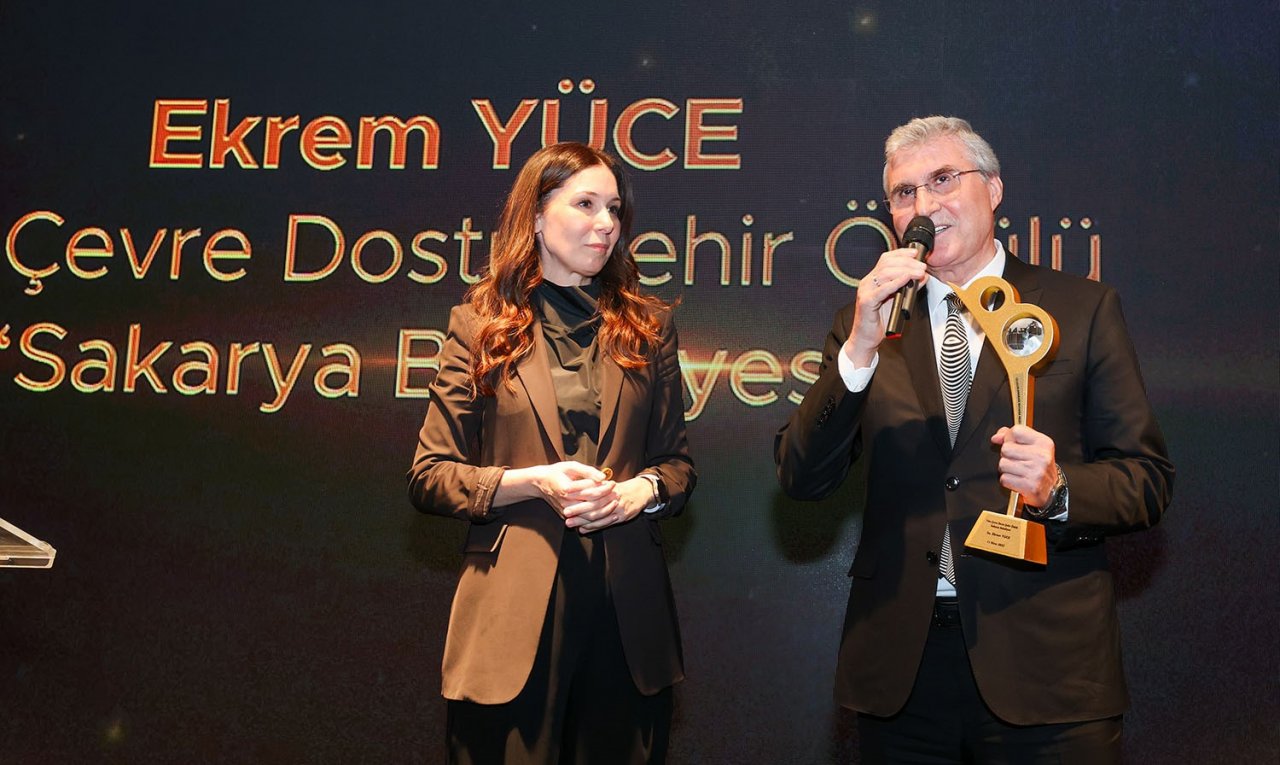 ‘Yılın Çevre Dostu Belediye’ ödülü Sakarya Büyükşehir’in