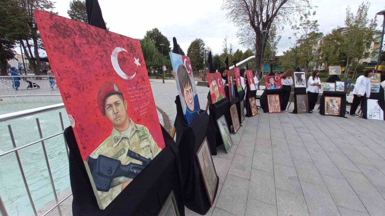 Güzel Sanatlar Lisesi’nden açık hava sergisi