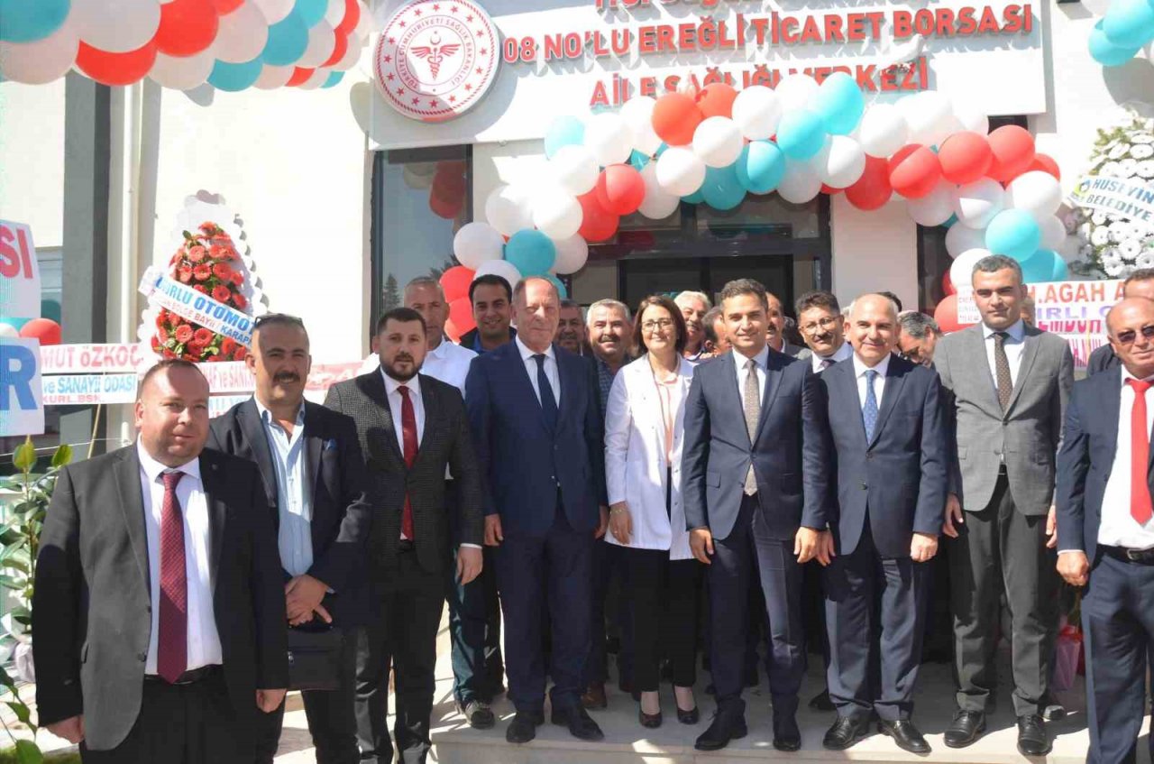 Ereğli Ticaret Borsası Aile Sağlık Merkezi’nin açılışı gerçekleştirildi