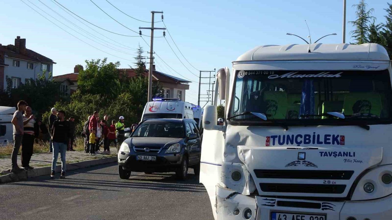 Tavşanlı’da trafik kazası: 1 yaralı