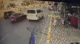 Pamukkale'deki kaza kameraya yansıdı