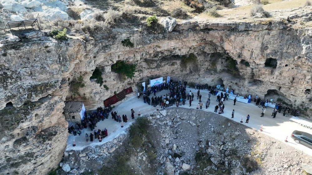 Konya Akpınar Mağaralarında ilk tulum hasadı yapıldı