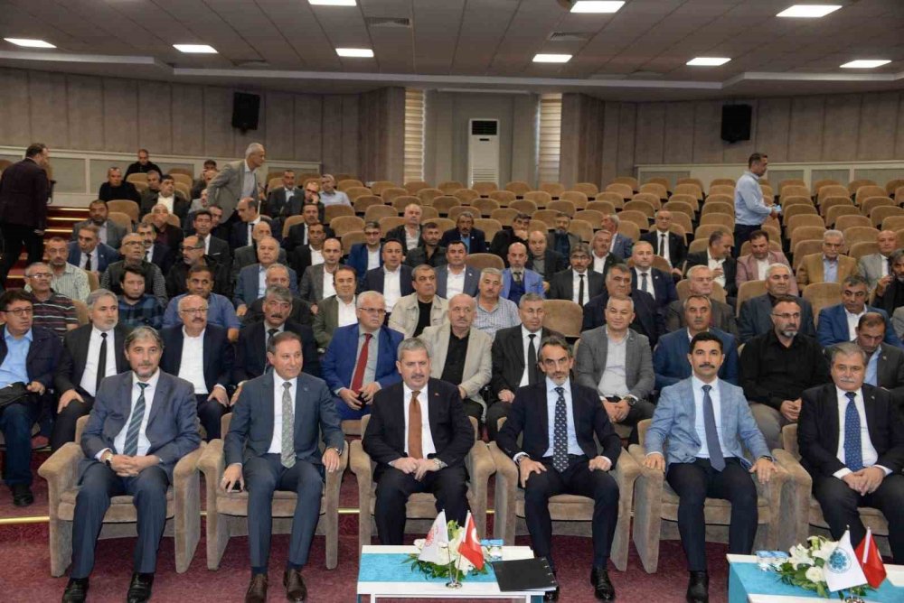 Bakan Yardımcısı Gürcan Konya'da esnaf odaları başkanları ve AFAD ekibi ile buluştu