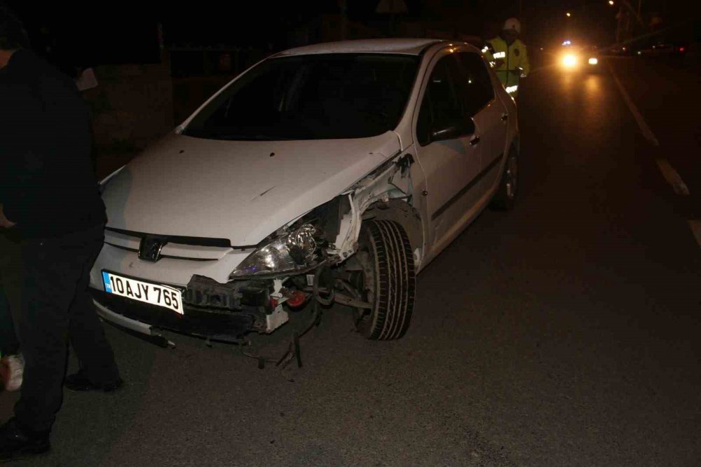 Otomobille motosiklet çarpıştı: Ağır yaralanan sürücü Konya'ya sevk edildi