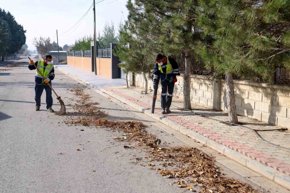 Konya Meram'da dip bucak kış temizliği tamam