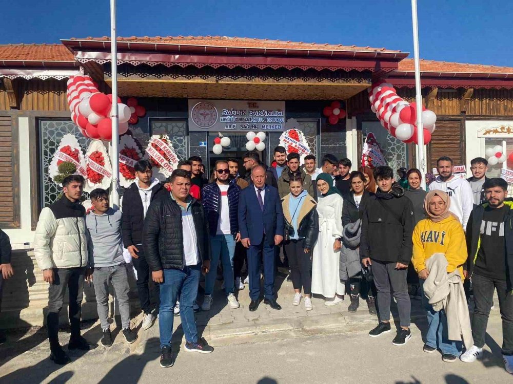 Başkanın kendi imkanlarıyla yaptırdığı Durdane-Hulusi Oprukçu Aile Sağlığı Merkezi açıldı