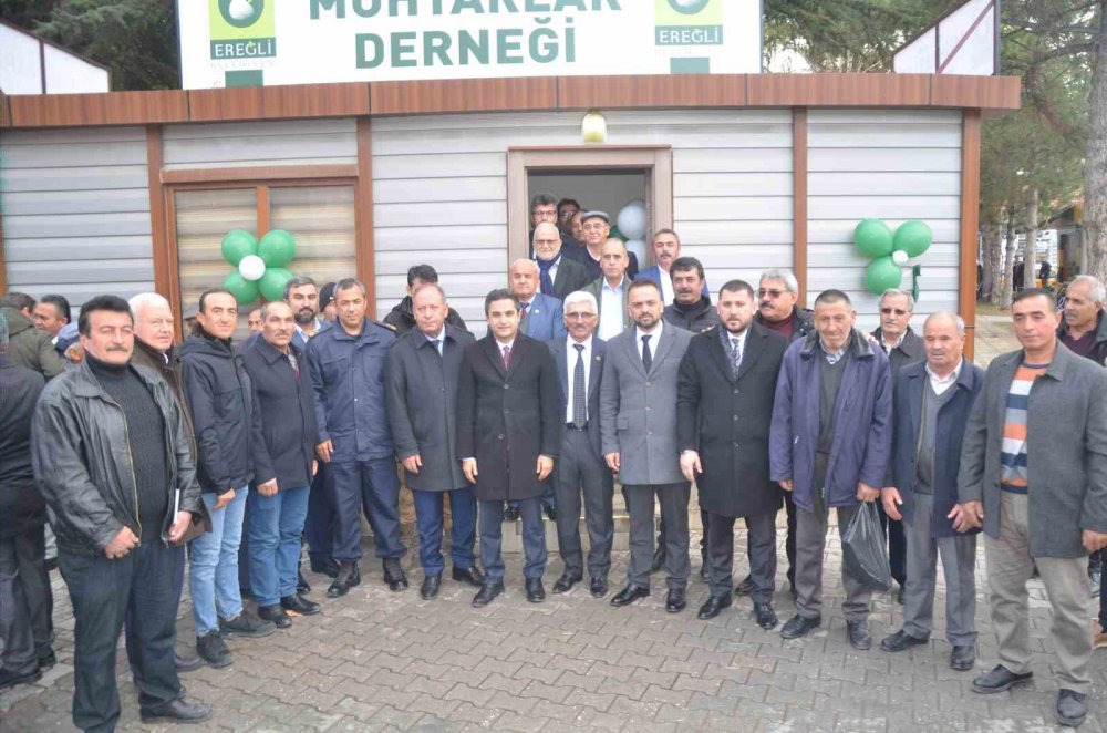 Ereğli'de Muhtarlar Lokali Hizmete Açıldı