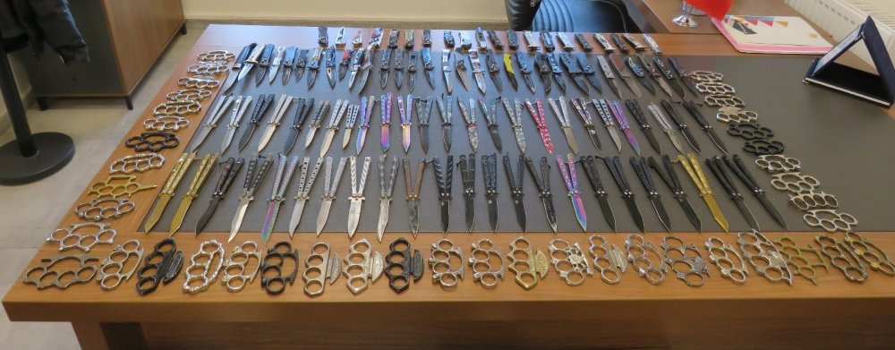 Konya’da kesici ve delici aletlerle korku salanlar polis takibinde