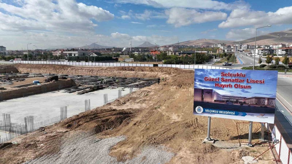 Konya'da Türkiye'nin en kapsamlı ve modern Güzel Sanatlar Lisesi yapılıyor