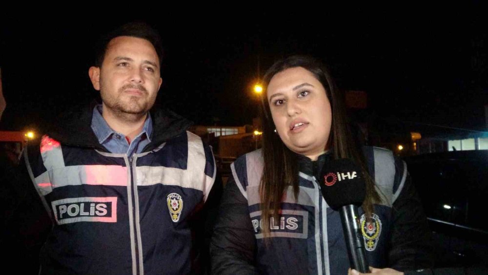 Şehit polisler İbrahim Yüce ve Abdullah Kocaer'in kızları 2024'e görev başında girdi