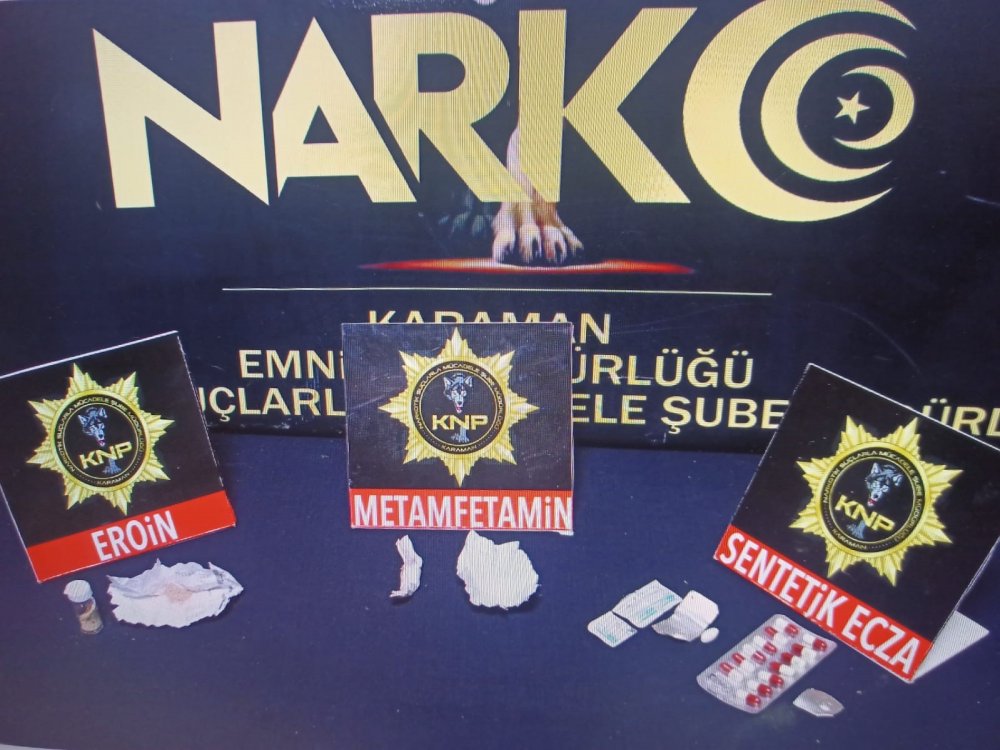 Karaman’da zehir operasyonu! 1 kişi uyuşturucudan tutuklandı
