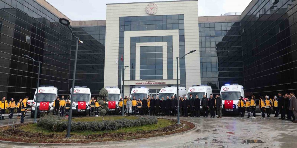 Sağlık Bakanlığı'ndan tahsis edilen 7 yeni ambulans 7 ilçede hizmet verecek