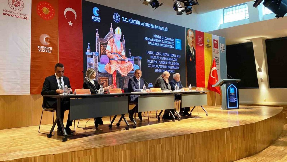 Türkiye Selçukluları Konya Hanedan Türbesi Naaş Tanzimi projesi sonuçları paylaşıldı
