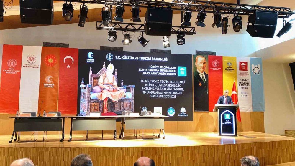 Türkiye Selçukluları Konya Hanedan Türbesi Naaş Tanzimi projesi sonuçları paylaşıldı