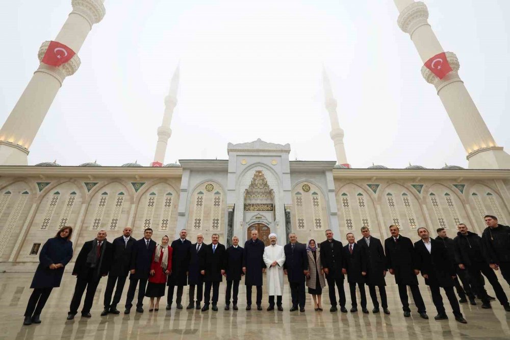 Cumhurbaşkanı Erdoğan, Şahinbey Millet Camii’nin açılışını yaptı