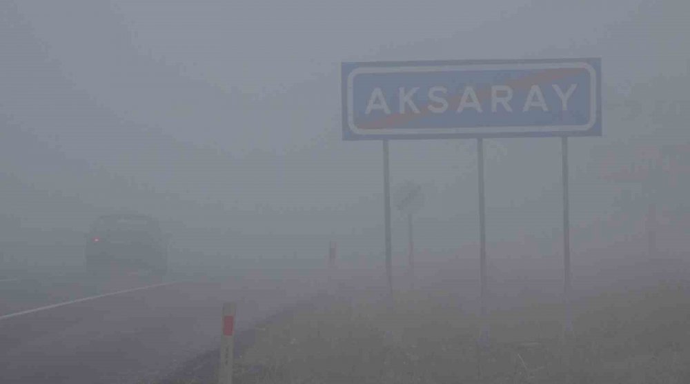 Aksaray-Konya yolunda görüş mesafesi 10 metreye kadar düştü