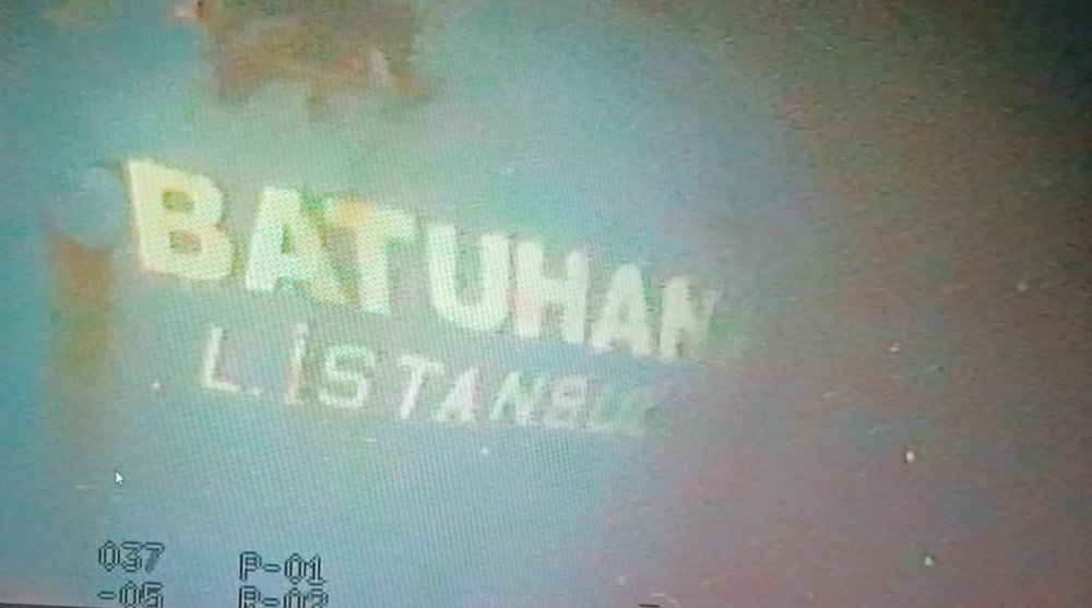 Batuhan A gemisi su altı robotuyla görüntülediler