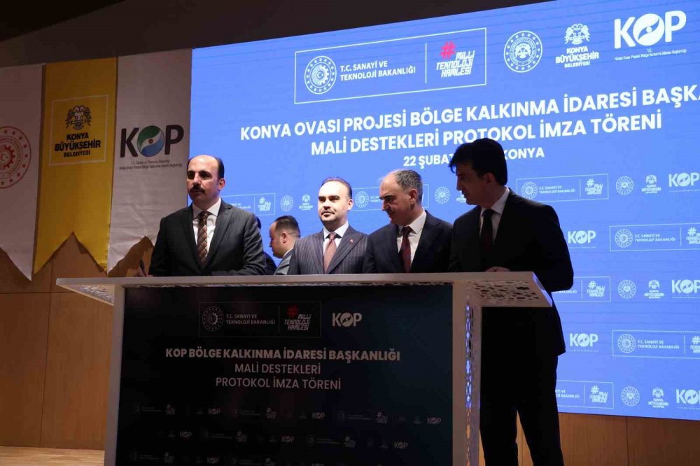 Konya'da KOP Bölge Kalkınma İdaresi Protokol İmza Töreni Gerçekleştirildi