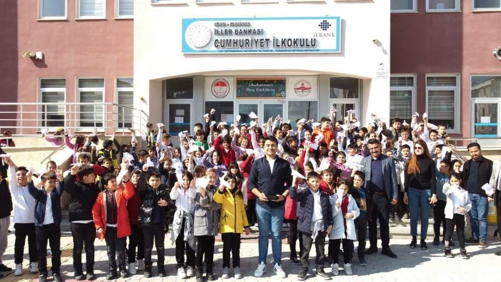Karapınarlı öğrencilere Türk havacılığı ve Vecihi Hürkuş anlatıldı
