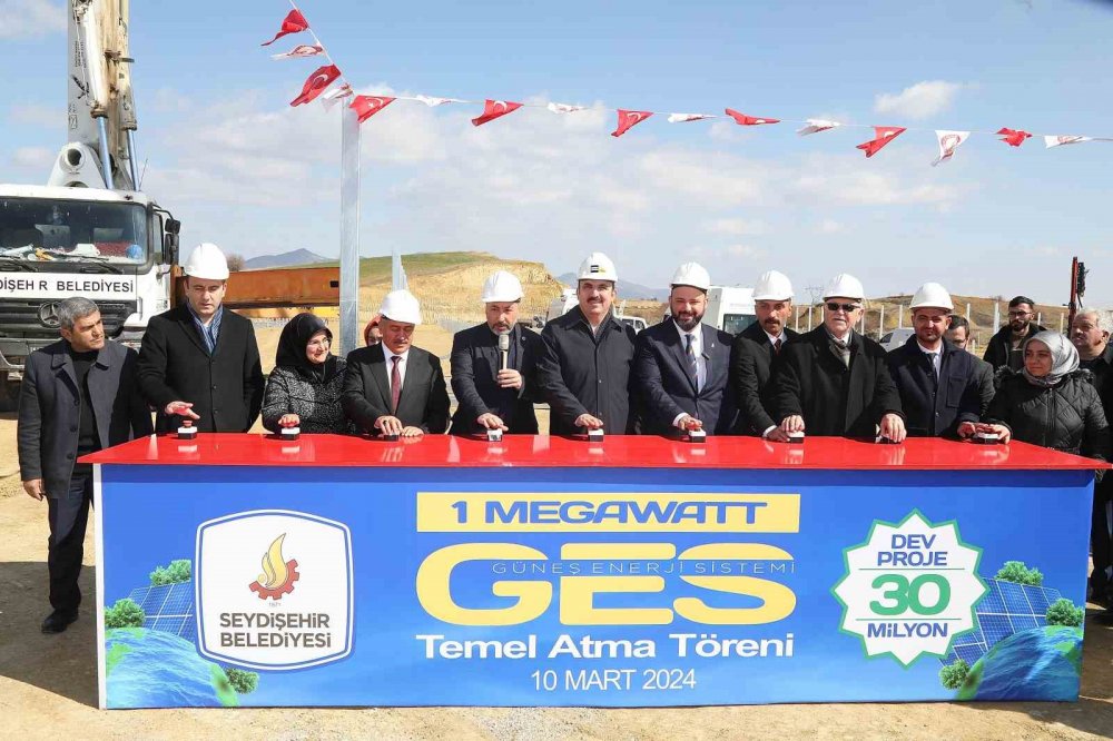 Konya'dan Seydişehir'e Temiz Enerji: GES projesinin temeli atıldı