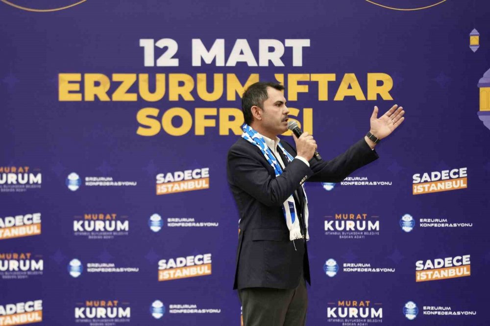 İstanbul Adayı Murat Kurum’dan Erzurumlulara müjde