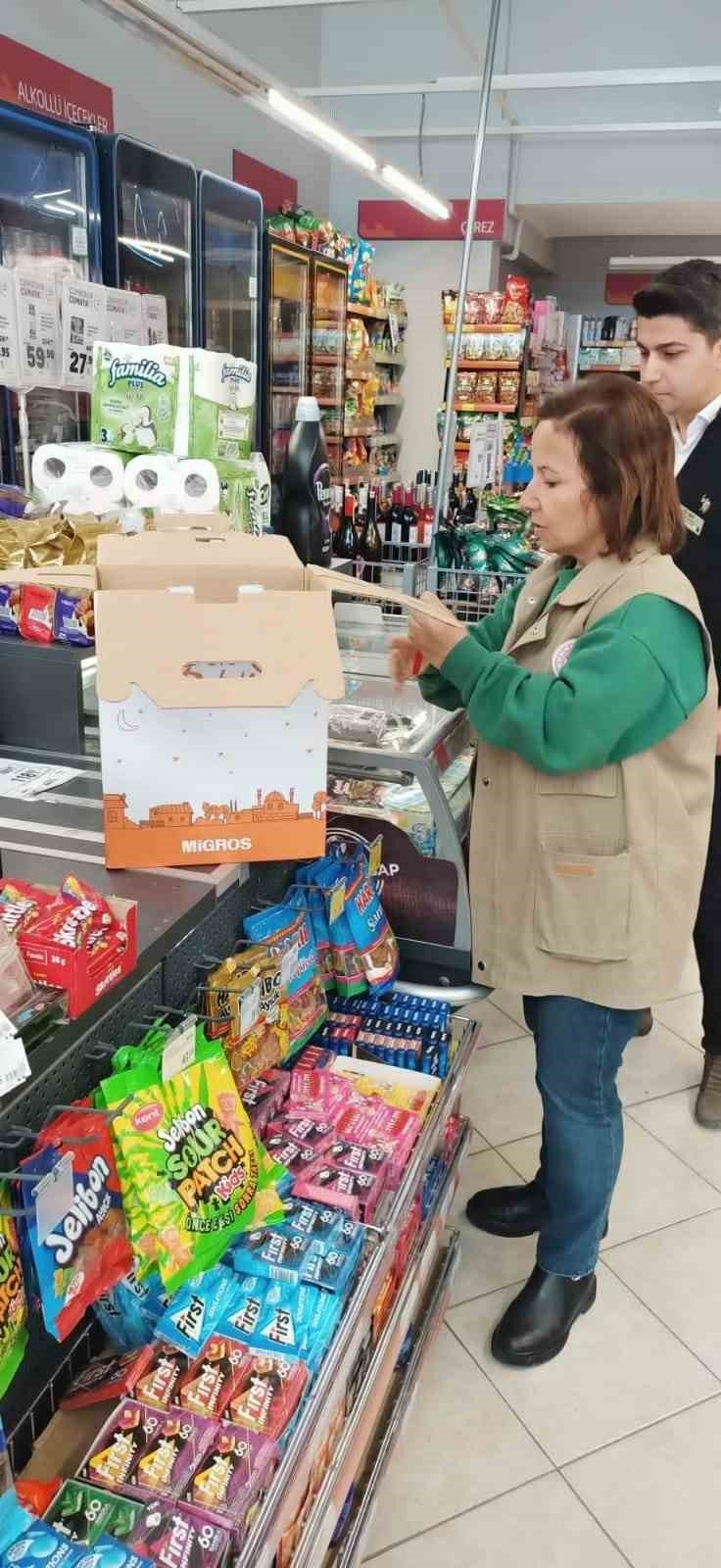 Ramazan kolilerindeki gıdalar denetlendi