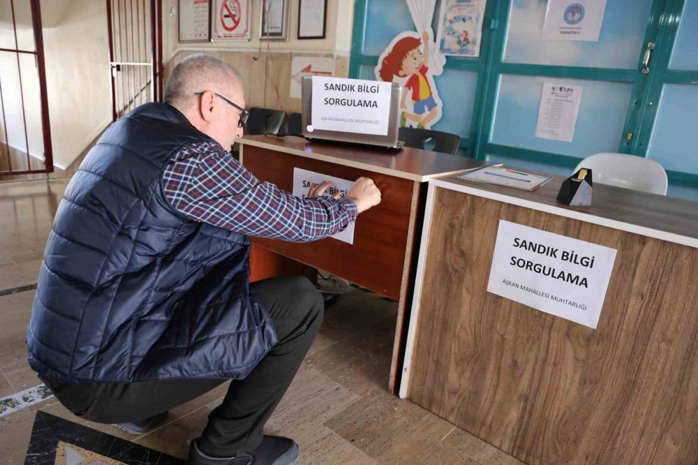 Konya’da okullar seçime hazır