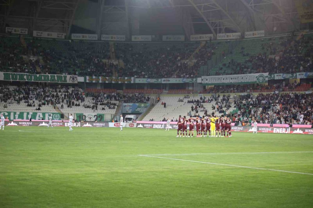 Trabzonspor’dan Konya'da 1 dakikalık protesto