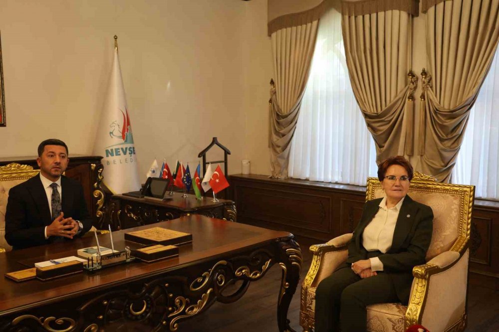 İYİ Parti Genel Başkanı Akşener'den kazandığı tek belediyeye ziyaret