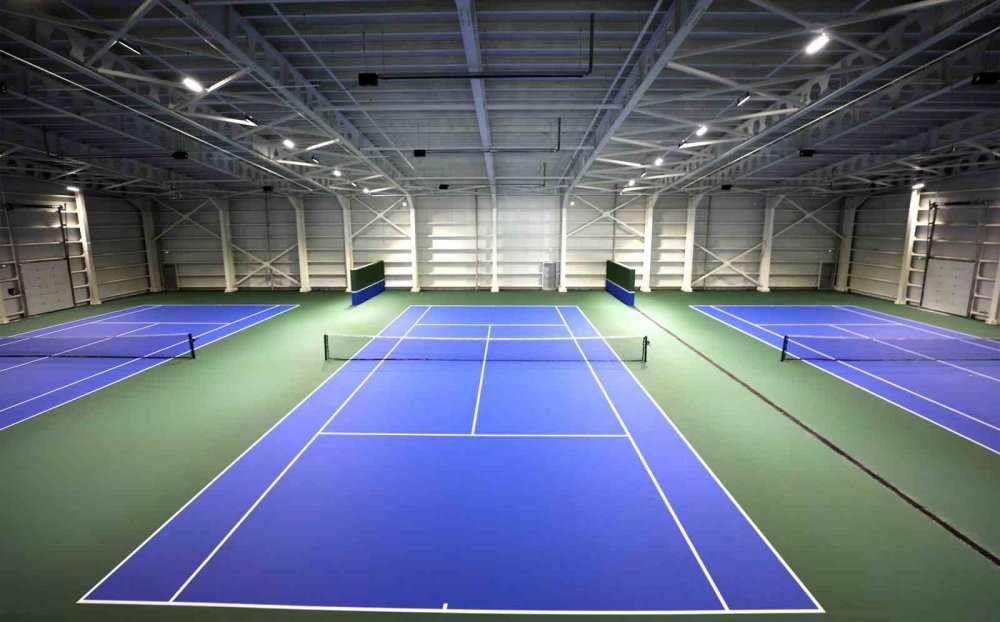 Konya’nın en büyük kapalı tenis kortu 19 Mayıs'ta açılıyor