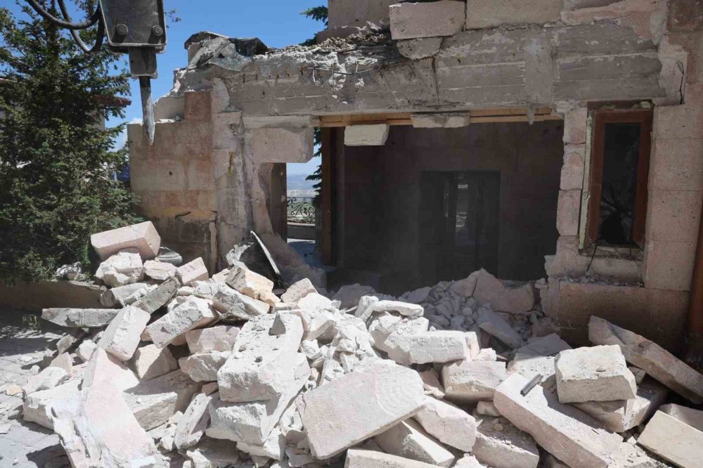 UNESCO Mirası Kapadokya'da Kaçak Yapı Temizliği Başladı