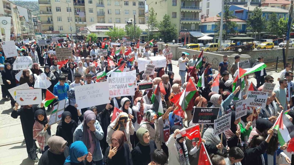 Bozkır'da Zulme Sessiz Kalma Yürüyüşü