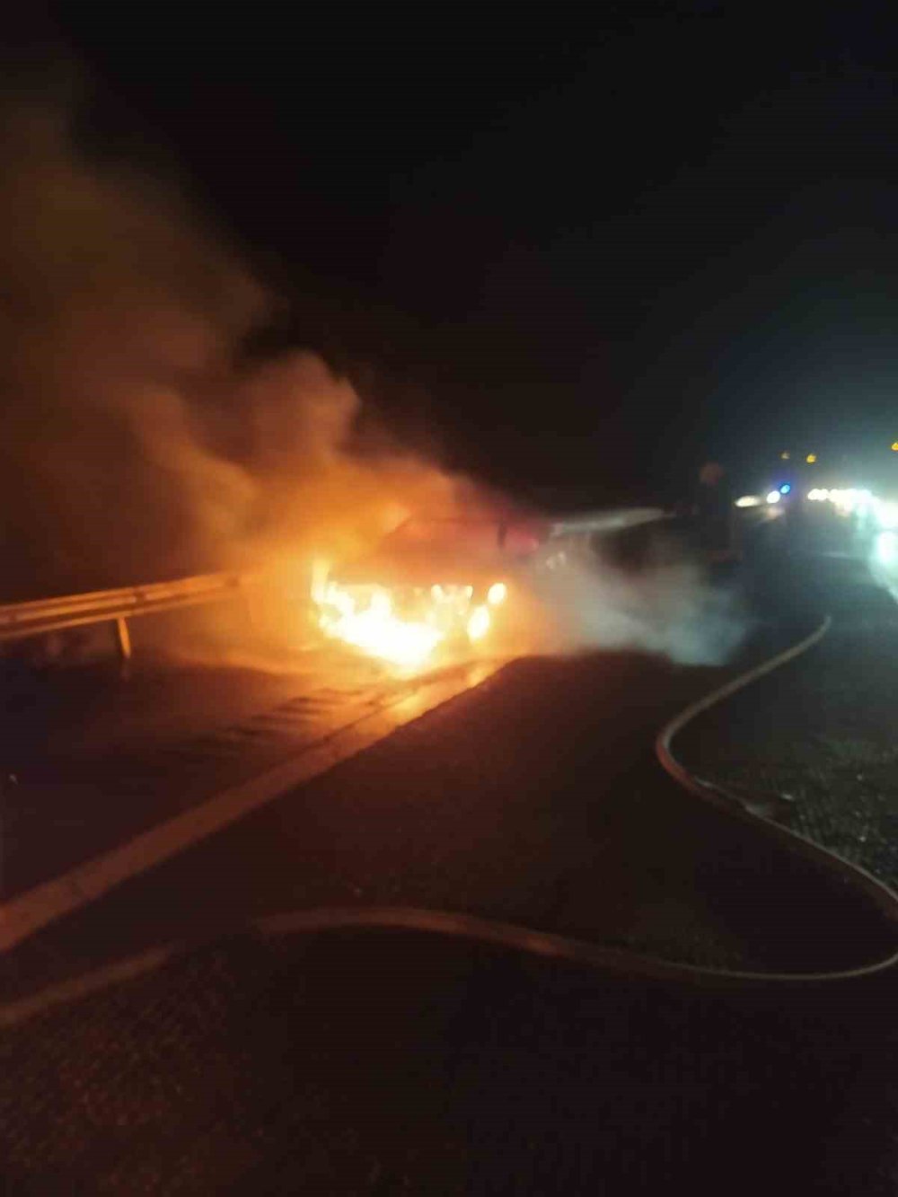 Tarsus'ta Milyonluk Yangın! Plakası Bile Okunmadı