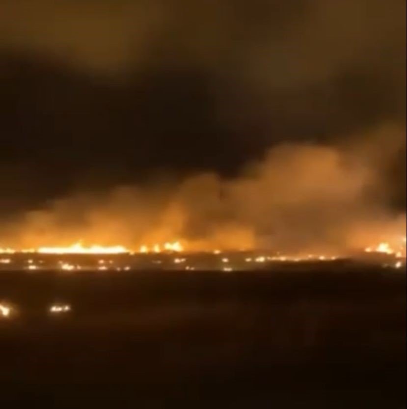 Ereğli'de Arpa Ekili Arazi Alev Alev Yandı