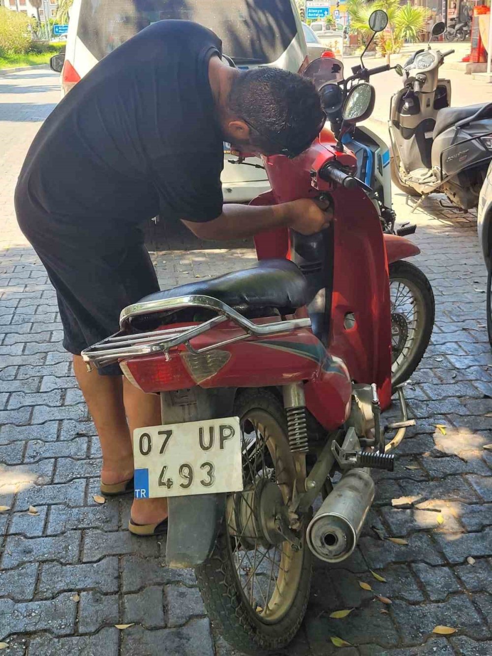 Motosiklet kenti Gazipaşa'da can yakan olay
