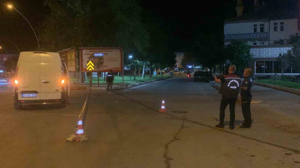 Karaman’da otomobilin çarptığı kadın yaya ağır yaralandı