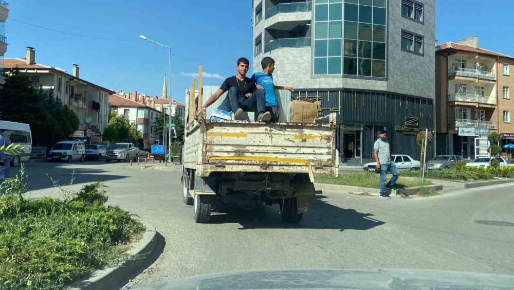 Hiç korkmadan böyle yolculuk yaptılar