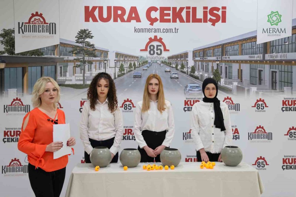 Konmeram Sanayi Sitesi’nde kuralar çekildi