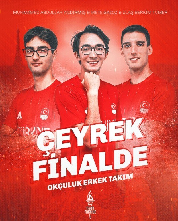 Paris 2024 Olimpiyatları'nda Okçulukta Tarihi Başarı: Klasik Yay Erkek Milli Takımı Çeyrek Finalde