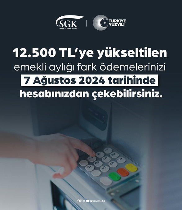 En düşük emekli aylığının fark ödemesi hesaplara yatıyor
