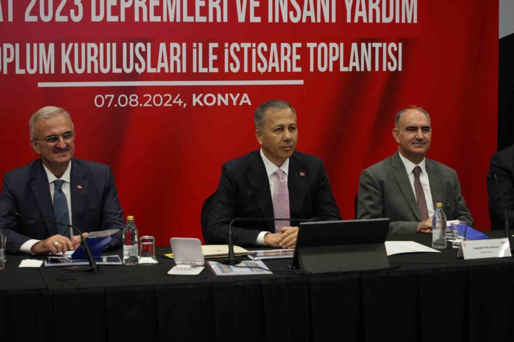 İnsani yardım çalışmaları Konya'da masaya yatırıldı